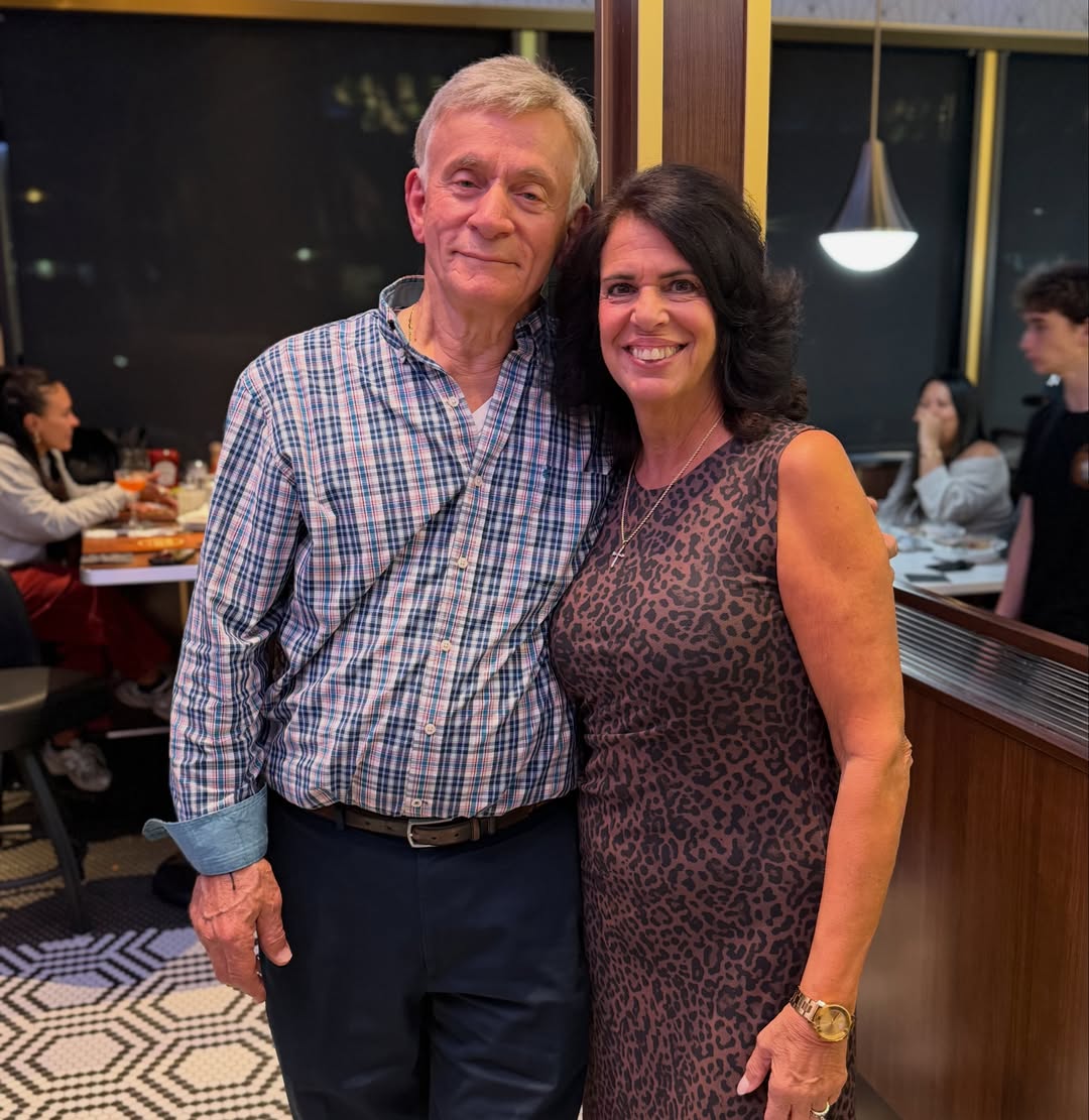 The owners of Whiskey Down Diner together in the new Babylon Village dining room